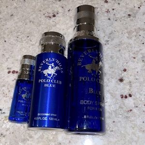 NWOT Polo Blue for Men Body Spray, deodorant spray and eau de toilette
